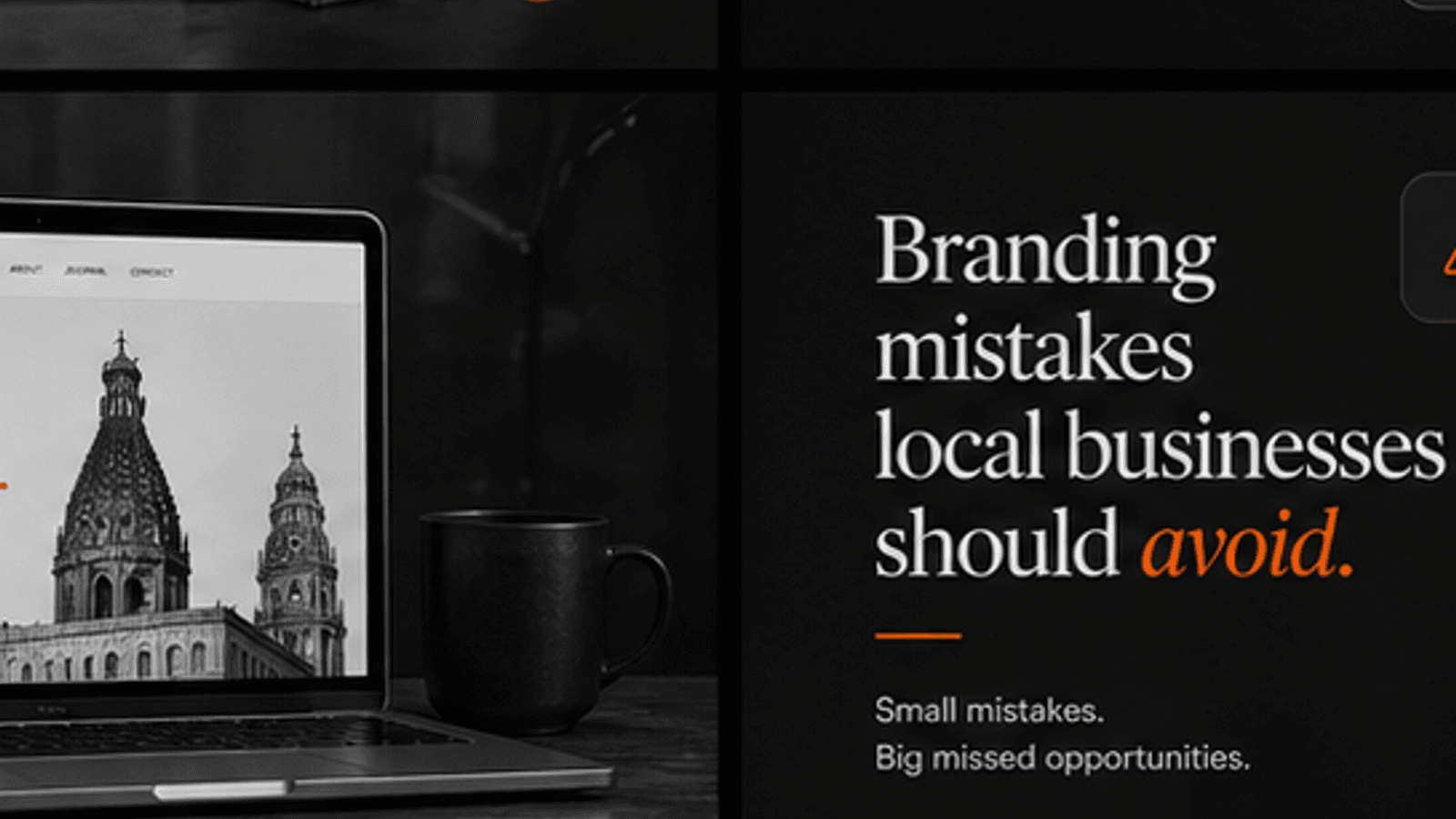 Premium online branding cover image for a small business branding article by Indivaah.